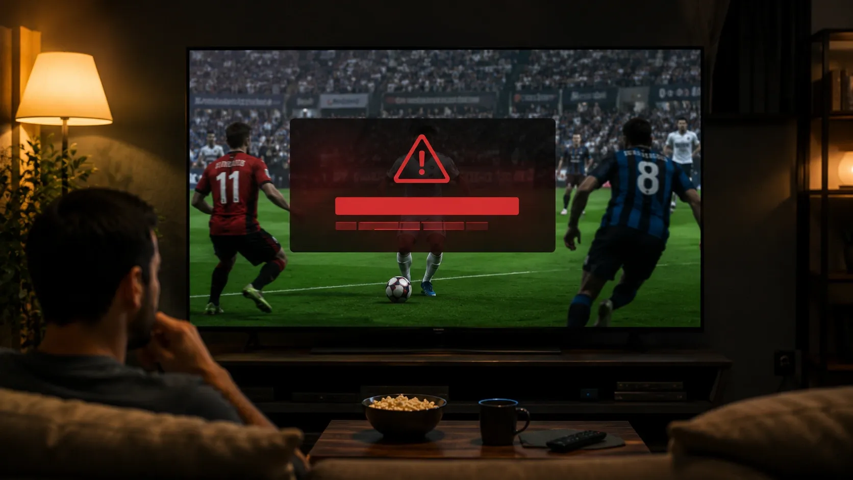 O bloqueio de streams piratas em 2026 — serviços ilegais falham durante os jogos