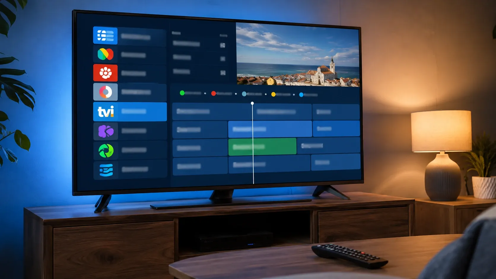 O SET IPTV precisa de uma lista — canais portugueses estáveis na Smart TV com EPG
